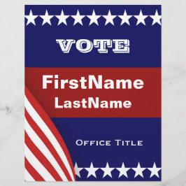 Sjabloon campagne flyer