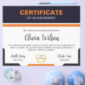 Sjabloon certificaat flyer (Enkel)