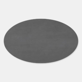 Sjabloon - Chalkboardachtergrond aanpassen Ovale Sticker