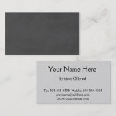 Sjabloon - Chalkboardachtergrond aanpassen Visitekaartje (Voorkant / Achterkant)