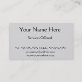 Sjabloon - Chalkboardachtergrond aanpassen Visitekaartje (Achterkant)