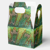 Sjabloon Chameleon Skin Texture Bedankdoosjes (Geopend)