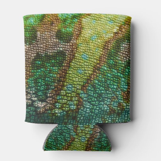 Sjabloon Chameleon Skin Texture Blikjeskoeler (Achterkant)