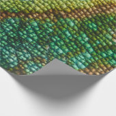 Sjabloon Chameleon Skin Texture Cadeaupapier (Hoek)