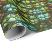 Sjabloon Chameleon Skin Texture Cadeaupapier (Rol Hoek)