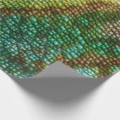 Sjabloon Chameleon Skin Texture Cadeaupapier (Hoek)