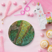 Sjabloon Chameleon Skin Texture Papieren Bordje (Feest)