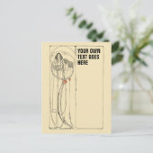  Sjabloon Charles Rennie Mackintosh Briefkaart (Staand voorkant)
