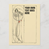  Sjabloon Charles Rennie Mackintosh Briefkaart (Voorkant)