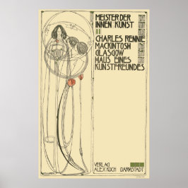  Sjabloon Charles Rennie Mackintosh Poster