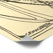  Sjabloon Charles Rennie Mackintosh Poster (Hoek)