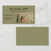 Sjabloon chef-vlootvisserij visitekaartje (Voorkant / Achterkant)