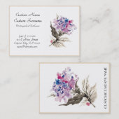 sjabloon chinese bloem visitekaartje (Voorkant / Achterkant)