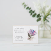 sjabloon chinese bloem visitekaartje (Staand voorkant)