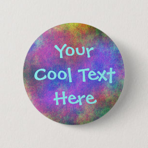 sjabloon "Colorful Zee Bed IV" Ronde Button 5,7 Cm