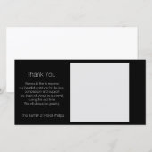 Sjabloon Condoleance Bedankt Favoriete afbeelding  (Voorkant / Achterkant)