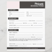 Sjabloon contractformulier fotograaf (Achterkant)