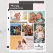 Sjabloon contractformulier fotograaf (Voorkant / Achterkant)