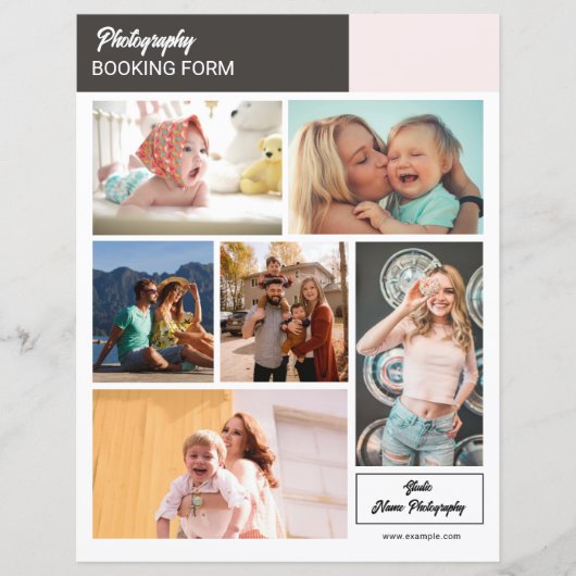 Sjabloon contractformulier fotograaf (Voorkant)