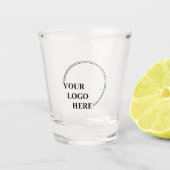 Sjabloon Creëer Uw Eigen Geschenk Idee Shot Glas (Voorkant)