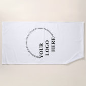  Sjabloon Creëer Uw Eigen Geschenk Idee Strandlaken (Voorkant)