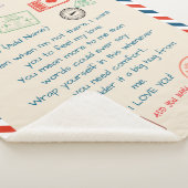 Sjabloon Custom Text Sherpa Blanket – We Love You Deken (3/4)