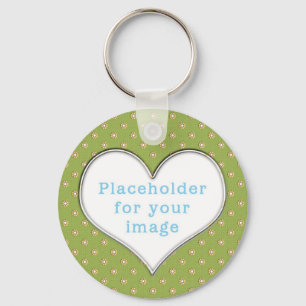 Sjabloon "Cute Flowers" Sleutelhanger