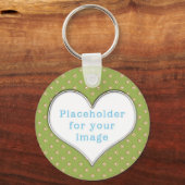 Sjabloon "Cute Flowers" Sleutelhanger (Voorkant)