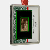 Sjabloon DAMASKFOTO CHRISTMAS ORNAMENT (Rechts)