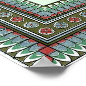 Sjabloon Decoratieve Poster Border (Hoek)