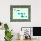 Sjabloon Decoratieve Poster Border (Thuiskantoor)