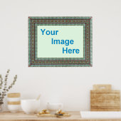 Sjabloon Decoratieve Poster Border (Keuken)