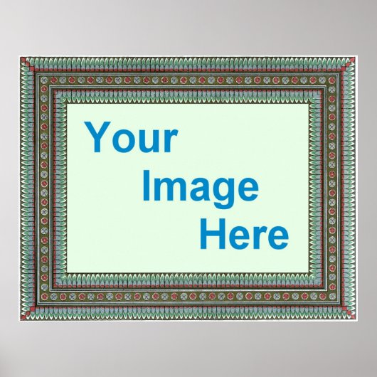 Sjabloon Decoratieve Poster Border (Voorkant)