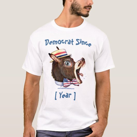  Sjabloon - Democratisch sinds T-shirt (Voorkant)
