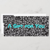 Sjabloon Ditsy1 gift certificaat (Voorkant / Achterkant)