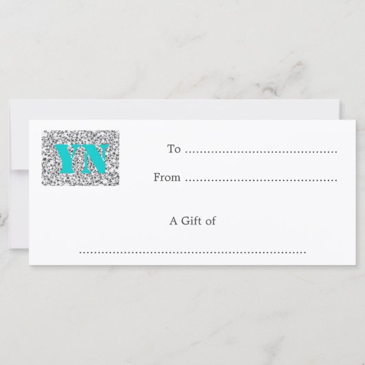 Sjabloon Ditsy2 gift certificaat (Achterkant)