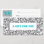 Sjabloon Ditsy2 gift certificaat (Voorkant / Achterkant)