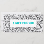 Sjabloon Ditsy2 gift certificaat (Voorkant)