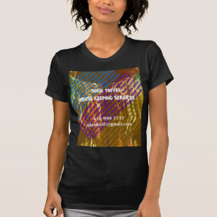 Sjabloon: DIY Vervang uw eigen TEKST in Afbeelding T-shirt