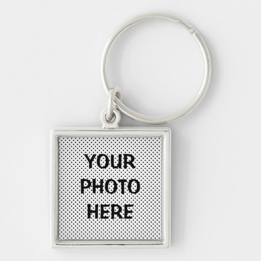 SJABLOON DOUANE FOTO-SLEUTELHANGER (SQUARE) SLEUTELHANGER (Voorkant)