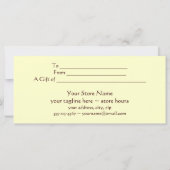 Sjabloon Dreaming Sails Cadeaubon (Achterkant)