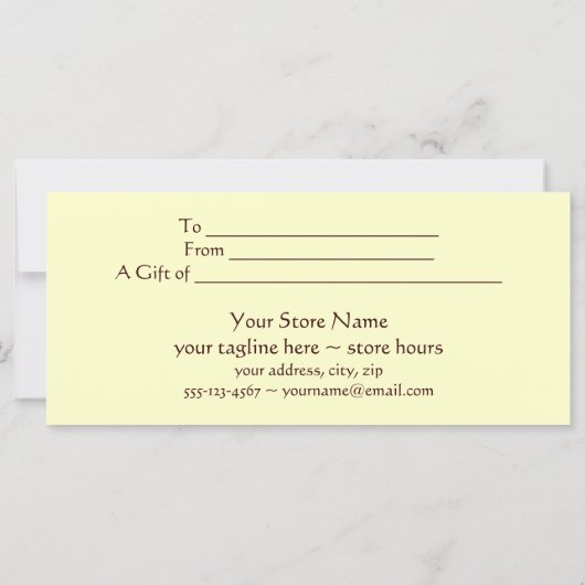 Sjabloon Dreaming Sails Cadeaubon (Achterkant)