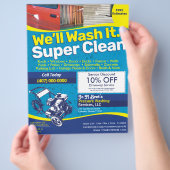 Sjabloon drukventilator flyer (Hand)