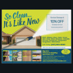 Sjabloon drukventilator flyer<br><div class="desc">Pas dit ontwerp van professionele sjabloon voor het wassen van de oogdruk aan en pas dit aan op de behoeften van uw bedrijf/bedrijf. Deze sjabloon voor het wassen van de druk geeft afbeeldingen weer van voor en na het wassen van de druk. Voeg uw logo toe voor een efficiënter merkgebruik....</div>