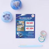 Sjabloon drukventilator flyer (Enkel)