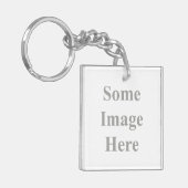 sjabloon dubbelzijdig Sleutelhanger (Voorkant Links)