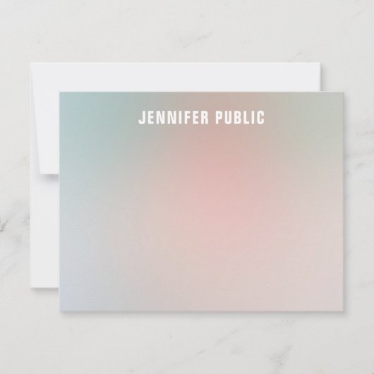 Sjabloon Elegant Colors voor aangepast monogram sc (Voorkant)