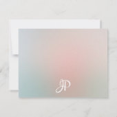 Sjabloon Elegant Colors voor aangepast monogram sc (Achterkant)