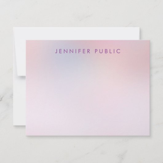 Sjabloon Elegant Colors voor aangepast Script-mono (Voorkant)