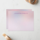 Sjabloon Elegant Colors voor aangepast Script-mono (Voorkant / Achterkant in situ)